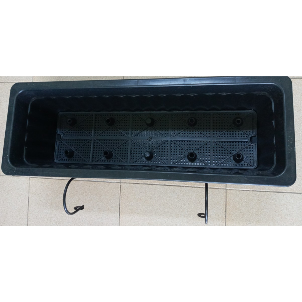 Bộ Khung Chậu Nhựa Thông Minh Trồng Rau 63Cm Treo Ban Công