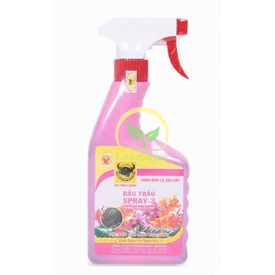 Phân Bón Dưỡng Hoa (Phân Đầu Trâu Spray 3) 500Ml