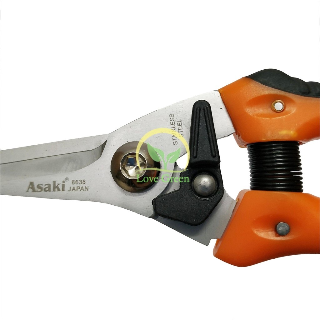Kéo Cắt Tỉa Cành Cầm Tay Lưỡi Thẳng Asaki 8638