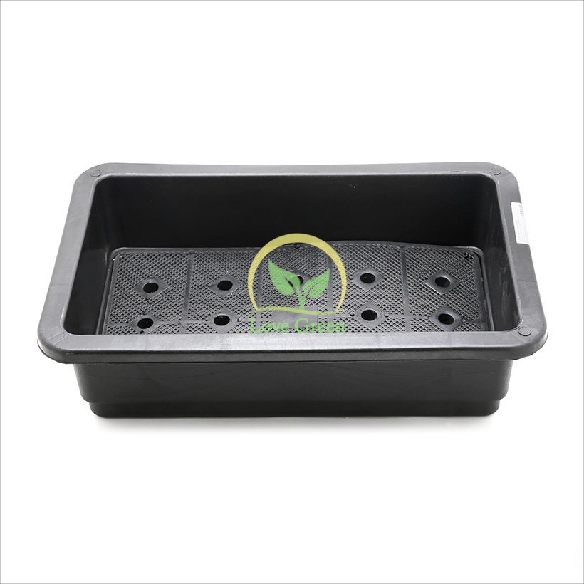 Khay Nhựa Trồng Rau Chữ Nhật TM-65 + Chậu Trồng Cây Thông Minh