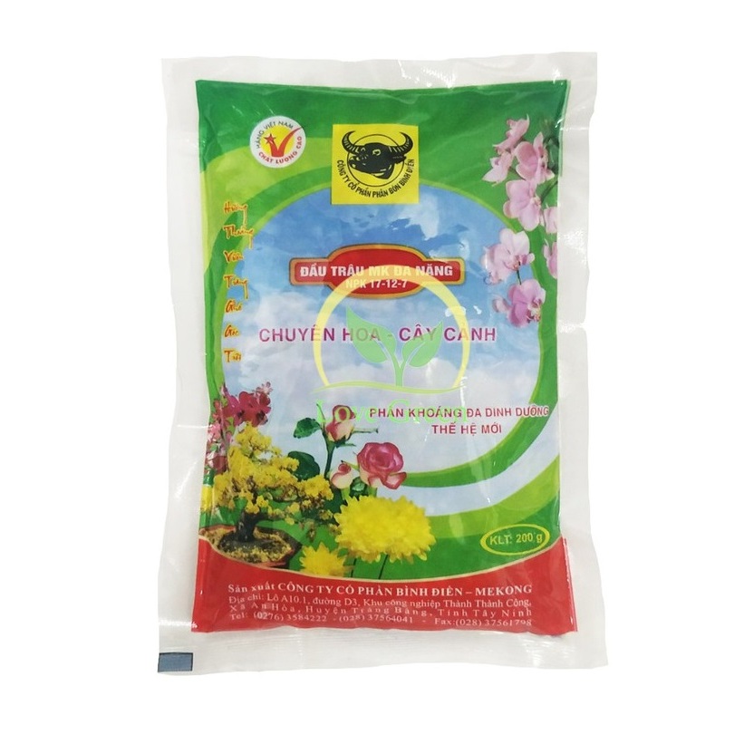 Phân Bón Lá ĐầU Trâu Đa Năng 17-12-17+Te Cao Cấp 200G