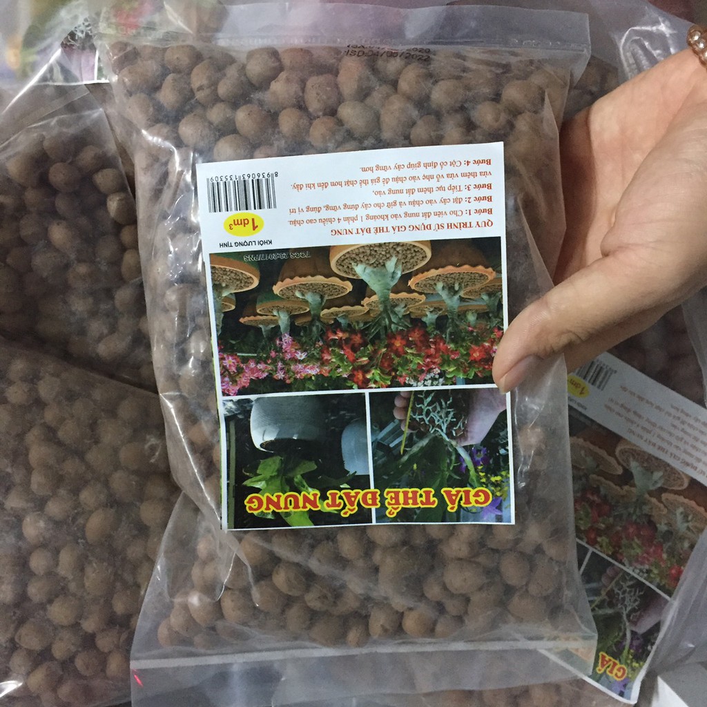 Giá Thể Đất Sét Nung Trồng Lan, Rau Mầm, Hoa Kiểng 1Md3