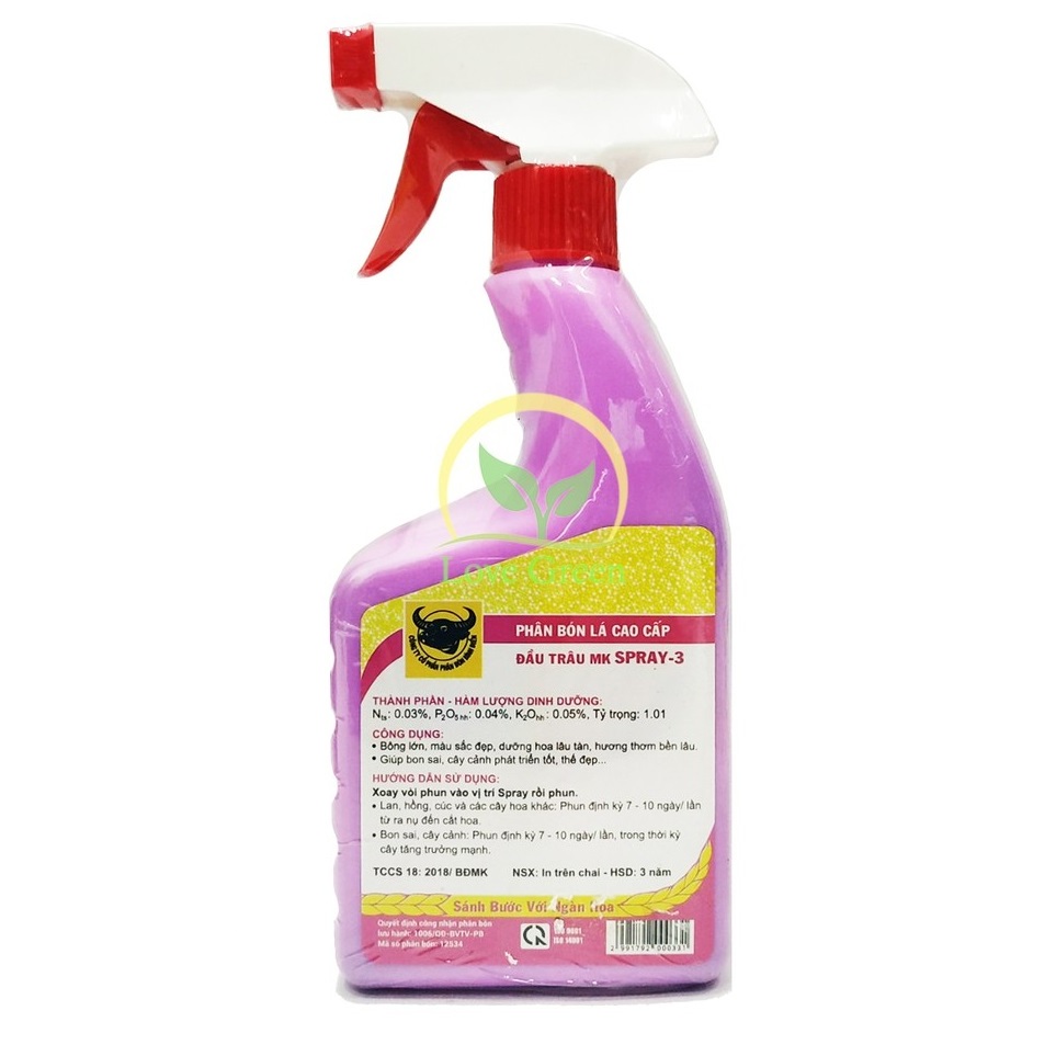 Phân Bón Nảy Chồi Ra Lá (Phân Đầu Trâu Spray 1) 500Ml