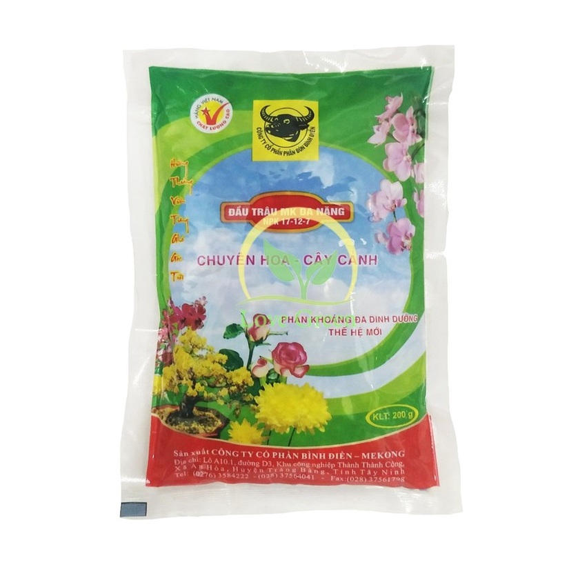 Phân Bón Lá Đầu Trâu Đa Năng 17-12-17+Te Cao Cấp 1Kg